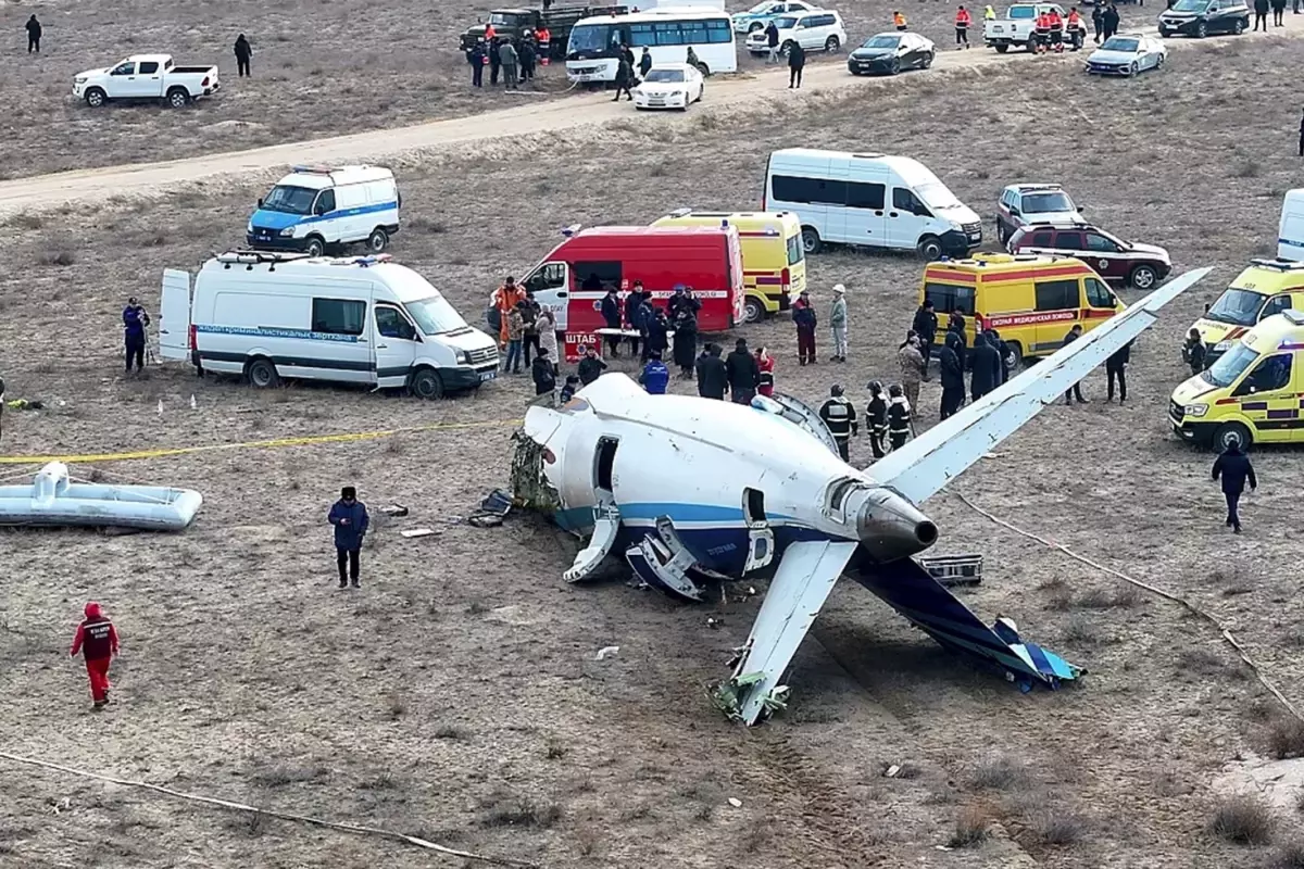 Kazakistan’dan düşen uçakta 38 kişi hayatını kaybetti