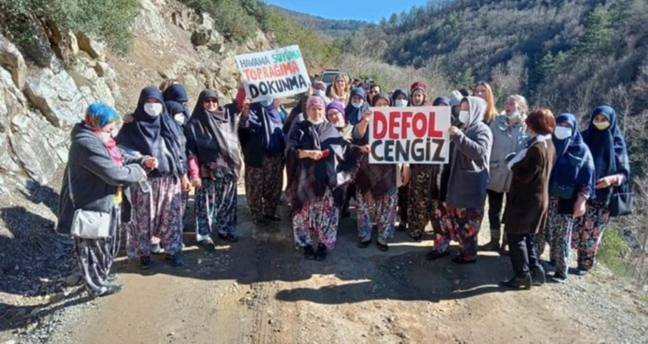 65 köyün içme suyunu sağlayan çay Cengiz’e heba ediliyor