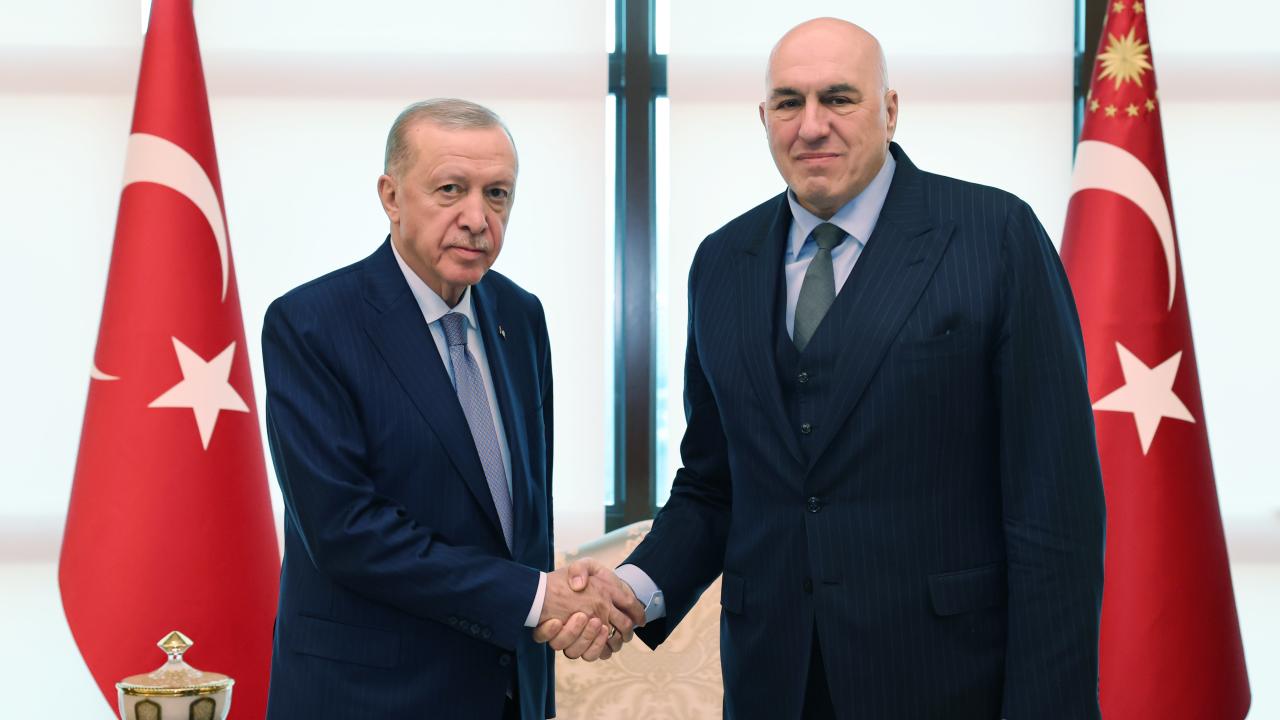Cumhurbaşkanı Erdoğan, İtalya Savunma Bakanı Crosetto’yu kabul etti